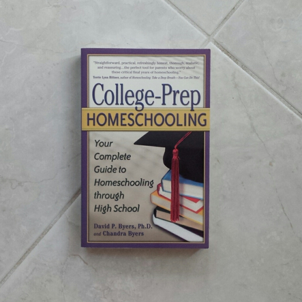 Unused College-Prep Homeschooling Book
